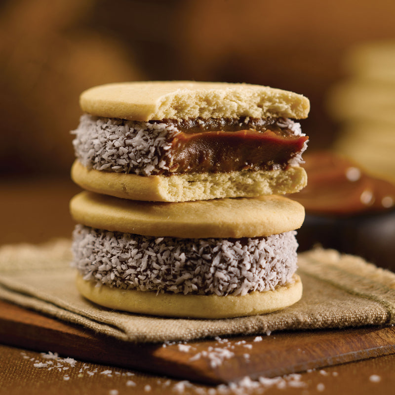 Alfajor de Maicena relleno con Dulce de Leche  – Estuche 12 U.